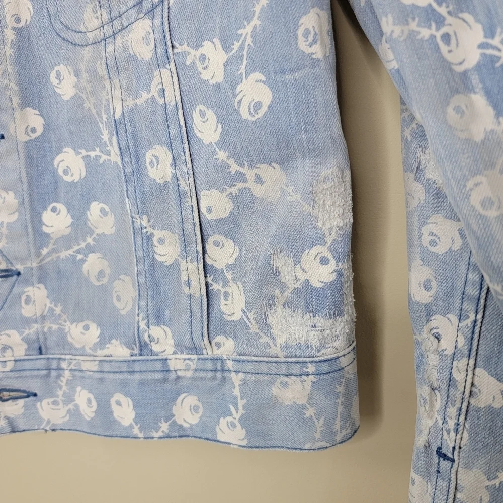 Ralph Lauren Black Label | Floral Denim Jacket - Picture 7 of 7